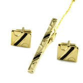 Men's Stylish Cuff Links with Tie Pin