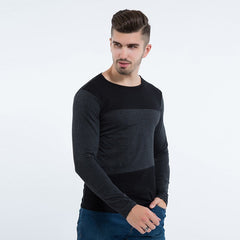 Fashion Casual Long-Sleeved Cotton Men's Top