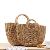 Vintage Styled Straw Bag