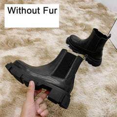 Women's High Heel Warm Ankle Boots