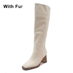 High Heel Casual Winter Boots for Women