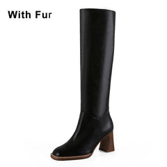 High Heel Casual Winter Boots for Women