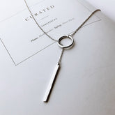 Minimalist Vintage Style Pendant Necklace