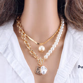 Pearls Decorated Women's Necklace