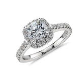 Luxury Crystal Engagement Ring for Women