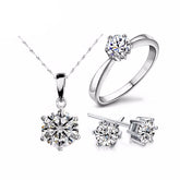 Fashion Silver Color Cubic Zircon Jewelry Sets