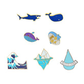 Iceberg Shaped Unisex Brooch
