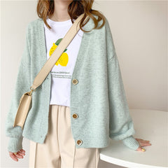 Women's Pastel Color Cardigan