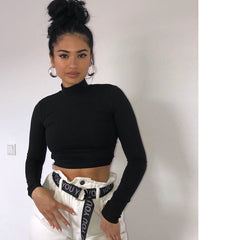 Knitted Cotton Bandage Top for Women