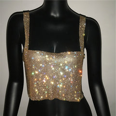 Women's Sequined Short Top