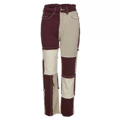 Women's Patchwork Jeans