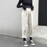 Women's Loose High Waisted Thin Pants