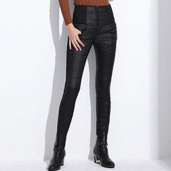Fashion Winter Warm High-Waisted Women's Pants