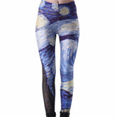 Women's Starry Night Printed Leggings
