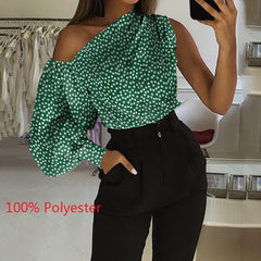 Cold Shoulder Loose Women's Blouse