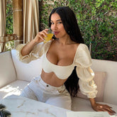 Backless Summer Crop Top for Women