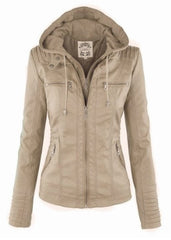 Women's PU Leather Jacket