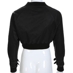Cropped Bomber Jacket for Women