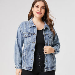 Plus Size Denim Jacket