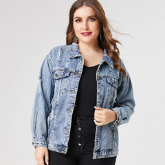 Plus Size Denim Jacket