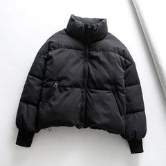 Women's Solid Color Oversized Parka