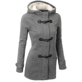 Stylish Demi-Season Casual Hooded Women's Coat