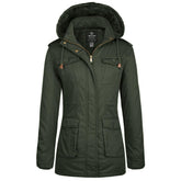 Women's Winter Parka with Removable Hood