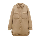 Women's Casual Cotton Single Breasted Coat