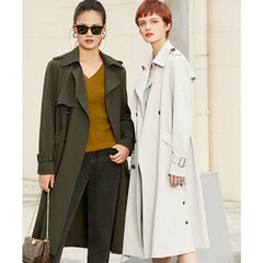 Double Breasted Trench Coat for Women