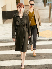 Double Breasted Trench Coat for Women