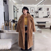 Winter Long Faux Fur Coat for Women