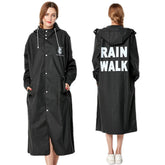 Unisex Windproof Hooded Raincoat