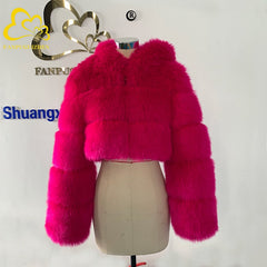 Women's Fluffy Faux Fur Coat