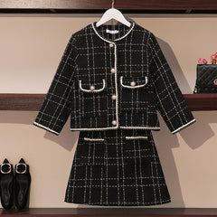 Women's Woolen Skirt Suit