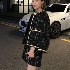 Women's Woolen Skirt Suit