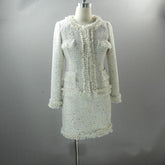 Women's Winter Tweed Skirt Suit
