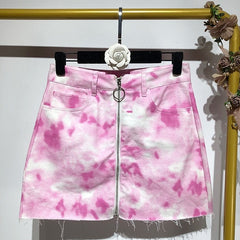 Women's Sleeveless Top and Mini Skirt 2 pcs Set