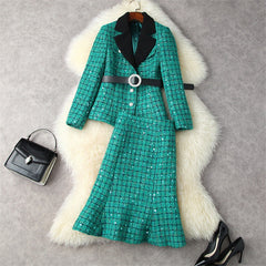 Fashion Office Lady Skirt Suit