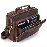 Men's Solid Leather Briefcase