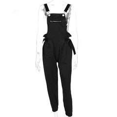 Women's Sleeveless Adjusted Strap Jumpsuit