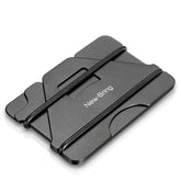 Multi-Function Black Metal Card Holder