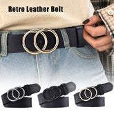 Women's Classic Belt with Double O-Ring Buckle