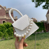 Women's Pearl Strap Mini Shoulder Bag