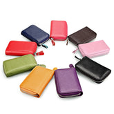 Fashion Split Leather Mini Card Holder