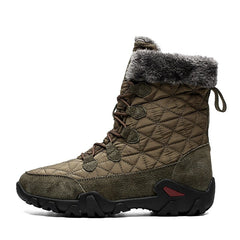 Men's Quilted Plush Winter Boots