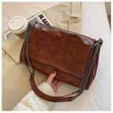 Women's PU Leather Chain Purse