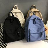 Women's Simple Canvas Backpack