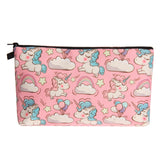 Cute Unicorn Printed Makeup Cosmetic Bag