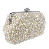 Women's Pearl Beaded Evening Bag