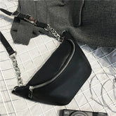 Women's Bucket Shaped Chain Waist Bag